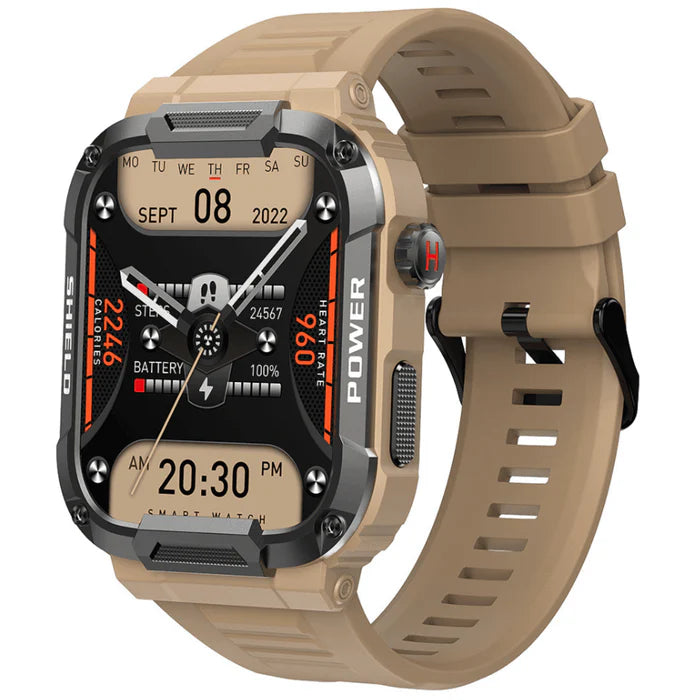 Smartwatch Militar Power Xtreme + 1 Pulseira de Brinde